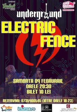 poze concert electric fence in underground pub