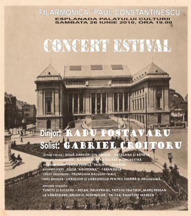 poze concert estival pe esplanada palatului culturii