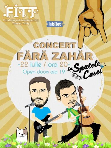 poze concert fara zahar in spatele casei