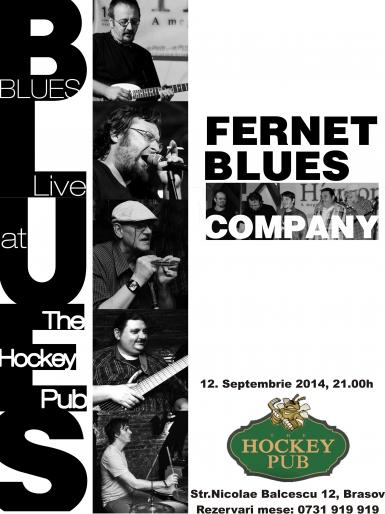 poze concert fernet blues company in hockey pub brasov
