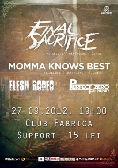 poze concert final sacrifice si momma knows best in fabrica