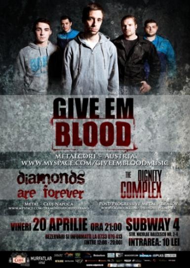 poze concert give em blood in bacau