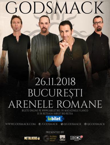 poze concert godsmack la bucuresti in 2018