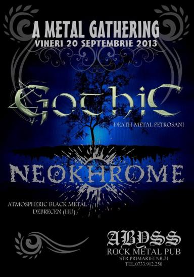 poze concert gothic si neokhrome