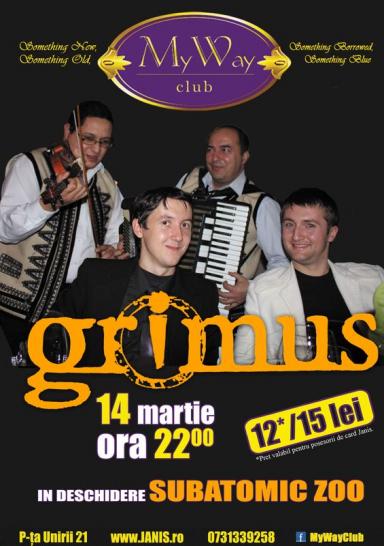 poze concert grimus club my way