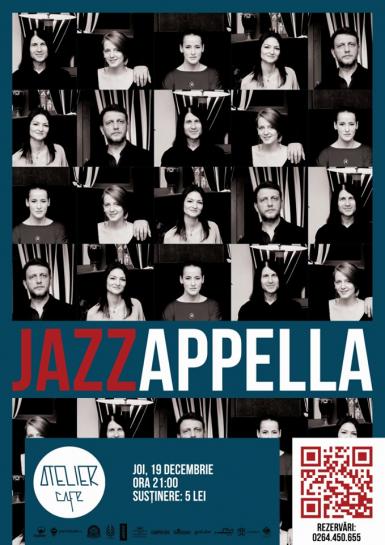 poze concert jazzappella in l atelier cafe cluj napoca