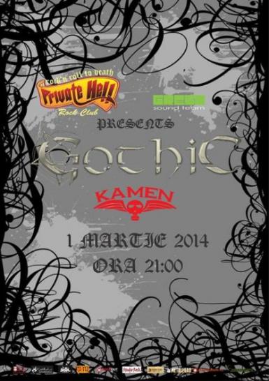 poze concert kamen si gothic in private hell club