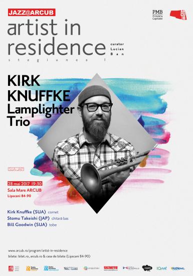 poze concert kirk knuffke lamplighter trio in cadrul stagiunii de j