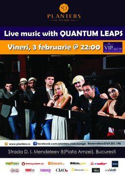 poze concert live quantum leaps in club planters