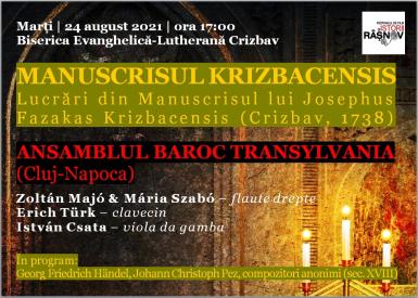 poze concert manuscrisul krizbacensis 