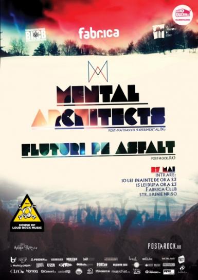 poze concert mental architects in club fabrica
