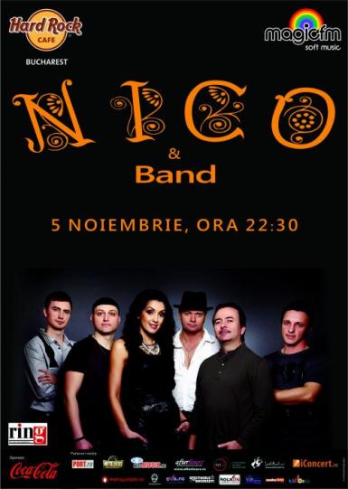 poze concert nico band hard rock cafe