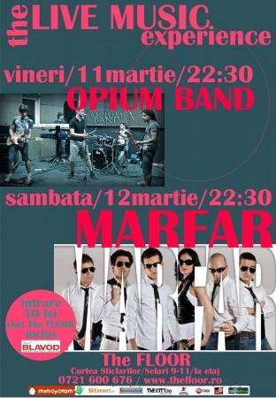poze concert opium band si marfar in club the floor