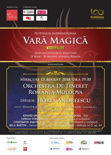 poze  concert orchestra de tineret romania moldova
