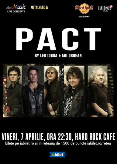 poze concert pact la hard rock cafe