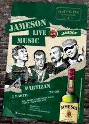 poze concert partizan in jameson pub