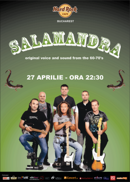 poze concert salamandra in hard rock cafe