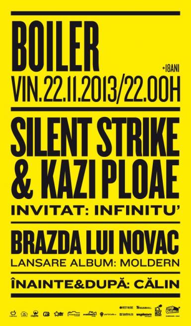 poze concert silent strike in boiler club