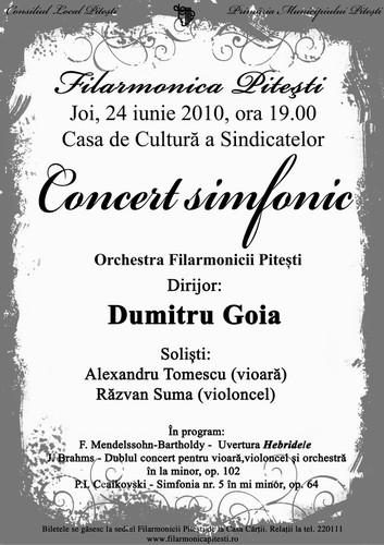 poze concert simfonic la filarmonica pitesti