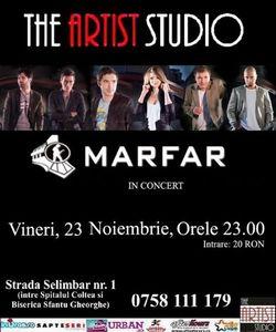 poze concert trupa marfar in the artist studio