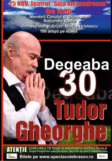 poze concert tudor gheorghe degeaba 30 la bra ov