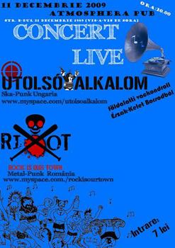 poze concert utolso alkalom r i o t in atmosphera pub din cluj napoca