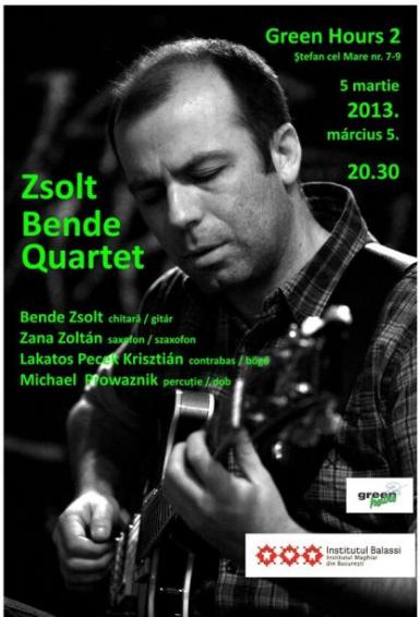 poze concert zsolt bende quartet la green hours 2