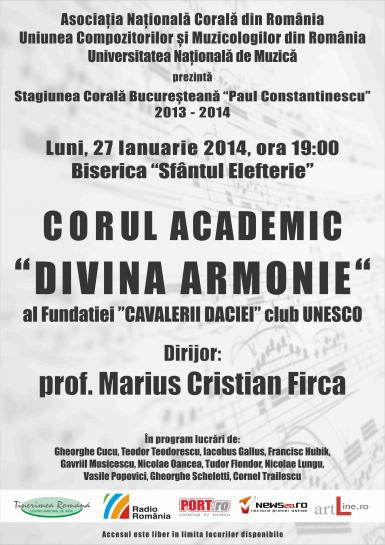 poze concertul coralei academice divina armonie 