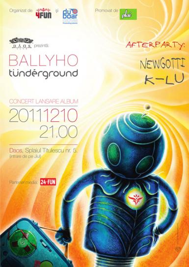 poze concertul de lansare de album ballyho al trupei tunderground in timisoara si arad 10 si 11 decembrie 2011