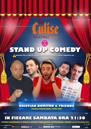 poze cristian dumitru stand up comedy sambata la culise