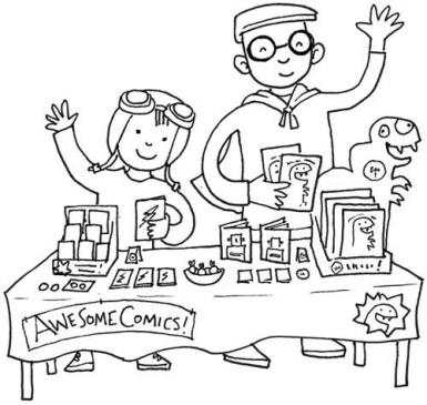 poze atelier benzi desenate pentru copii