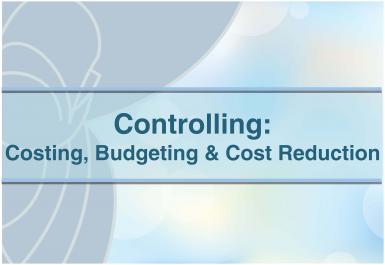poze curs controlling costing budgeting cost reduction