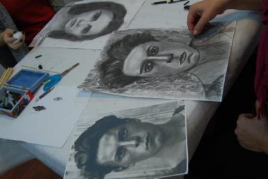 poze curs desen portret copii 