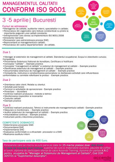 poze curs open managementul calitatii conform iso 9001