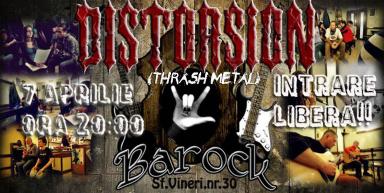 poze distorsion thrash metal live barock pitesti