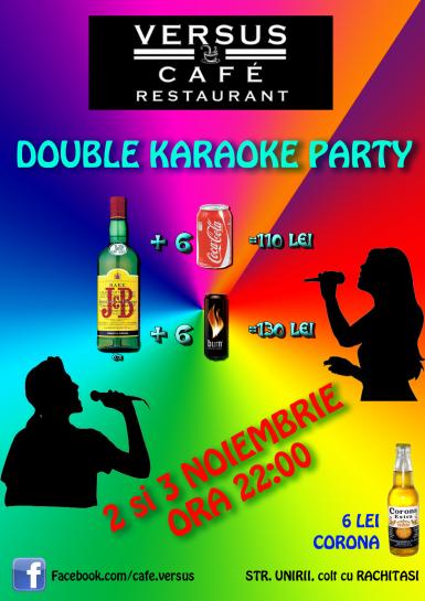 poze double karaoke party