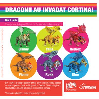 poze dragonii au invadat cortina la oradea shopping city