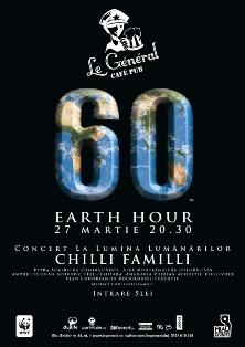poze earth hour in le general cluj 