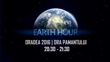 poze earth hour oradea 2016