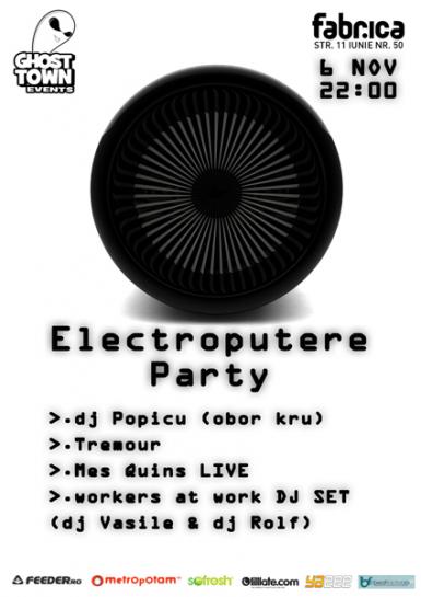 poze electroputere party in club fabrica