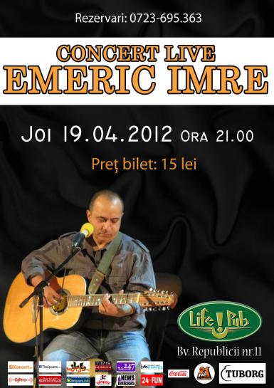 poze emeric imre concert in lifepub