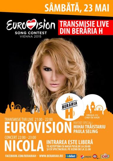 poze eurovision live din beraria h concert nicola