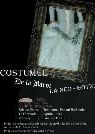 poze expozitia costumul de la baroc la neo gotic sibiu
