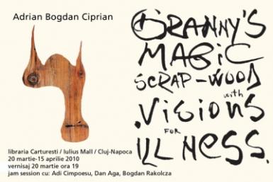 poze expozitie granny s magic scrap wood with visions for illness cluj