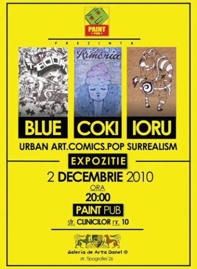 poze expozitie urban art comics pop surrealism