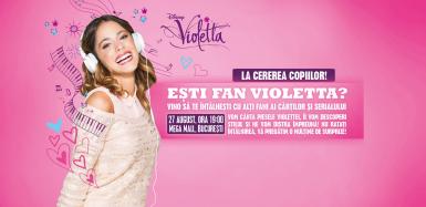 poze fanii violetta i i fac incalzirea in mega mall pentru concert