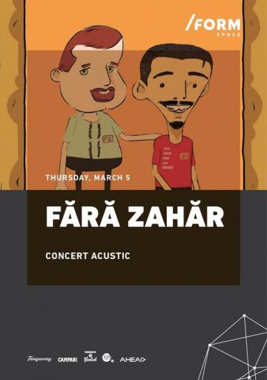 poze fara zahar concert acustic at form space