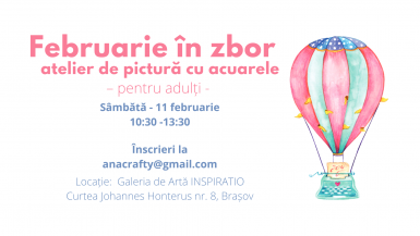 poze februarie in zbor atelier de pictura cu acuarele pentru adulti