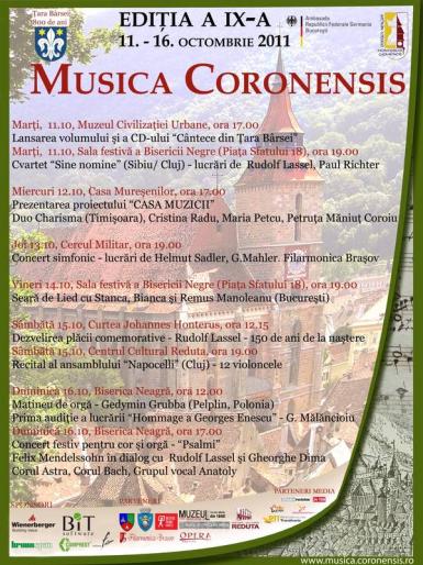 poze festivalul musica coronensis 
