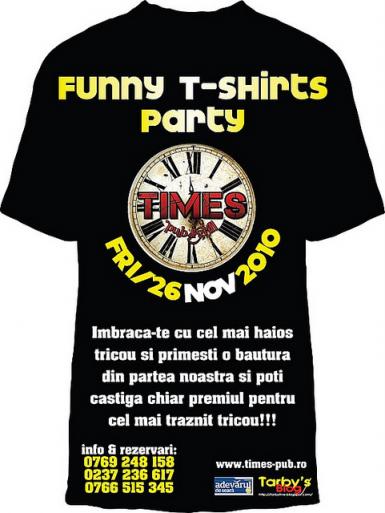 poze funny t shirts party in times pub